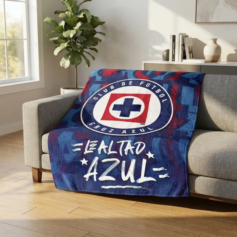 Frazada Providencia Matrimonial Ultrasuave Cruz Azul Lealtad Cruz Azul Lealtad 650 G Azul