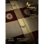 Juego De Sabana Matrimonial 100% Algodón Suaves Y Frescas Naranja Oscuro Soles Y Lunas Oro
