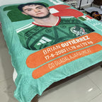 Frazada Providencia Matrimonial Panini Brian Gutiérrez Suave Brian Gutiérrez 680 G Verde Claro