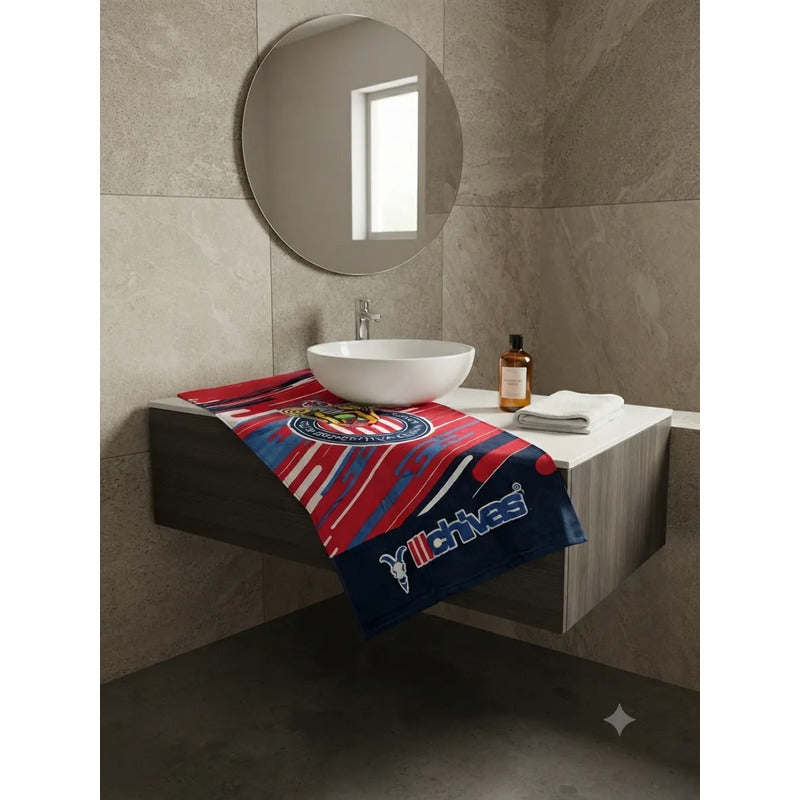 Toalla Providencia 100% Algodón Chivas 74x147 Cm Rojo Chivas