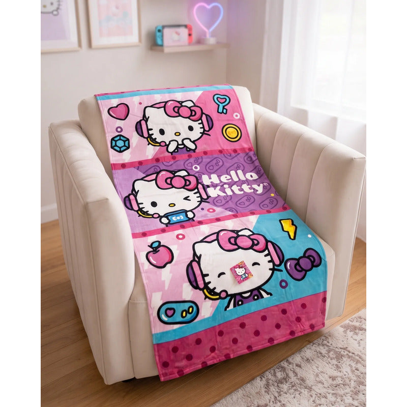 Toalla Providencia Hello Kitty Alta Absorción 100% Algodón Rosa Hello Kitty