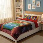 Cobertor Jumbo Providencia Borrega Toy Story +almohada Jumbo Pack Toy Story Amigos 5 2690 Kg Rojo