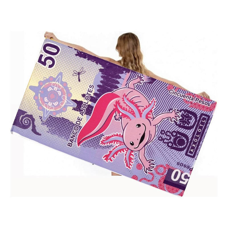 Toalla De Mano Microfibra Leonora. Set De 6 Toallas 110x60cm Violeta Billete Ajolote