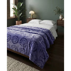 Cobertor Providencia Ligero Matrimonial Premium Térmico Saphire Gofrado 880 G Lavanda