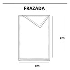 Frazada Térmica Leonora Matrimonial Extra Suave-grabada Rayas/amarillo Amarillo