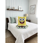 Almohada Providencia Decorativa Bob Esponja Super Esponjosa Amarillo