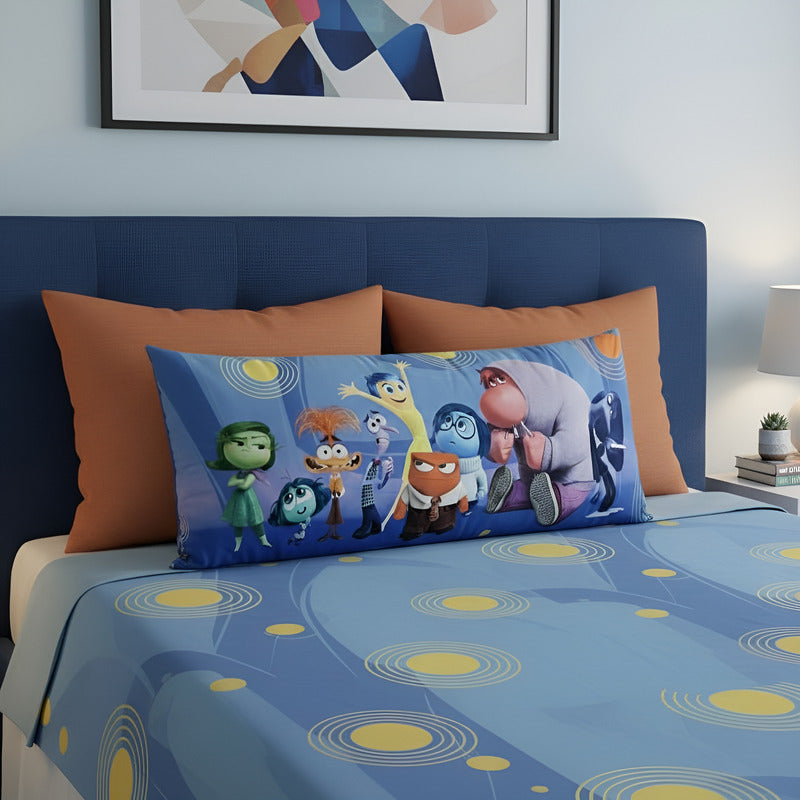 Almohada Providencia Super Jumbo Intensamente Teams Azul Acero