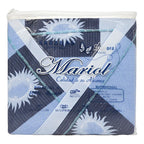 Juego De Sabanas Franela Mariol 100% Algodón Matrimonial Azul Acero Soles Y Lunas Azul