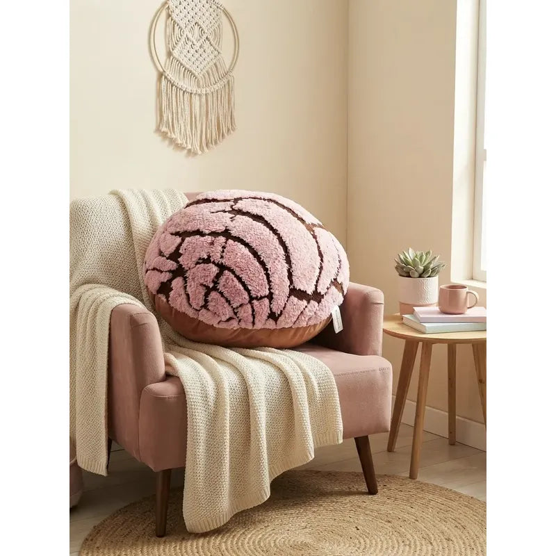 Almohada Providencia Jumbo Concha Rosa Fresa Rosa