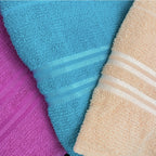 Toalla De Medio Baño 100% Algodón Super Absorbente Dreams Rosa Colección 4