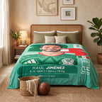 Frazada Providencia Matrimonial Panini Raúl Jiménez Suave Raúl Jiménez 780 G Agua