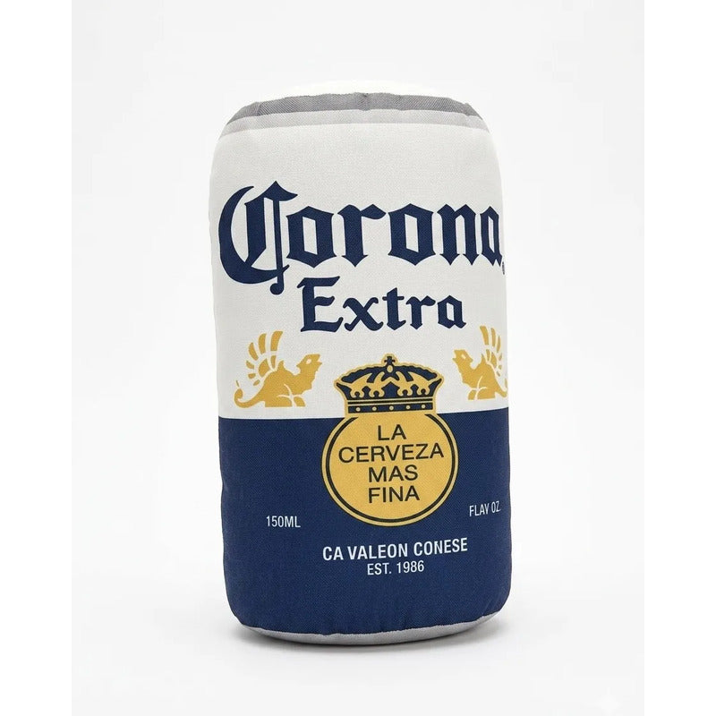 Almohada Providencia De Lata Cerveza Corona Esponjosa Suave Azul