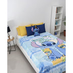 Frazada Providencia Disney Matrimonial Stitch Stay Cool Agua