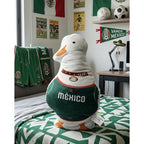 Almohada Providencia Pato Merlin Mundialista Esponjosa Blanco
