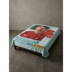 Frazada Providencia De Cr7 Panini Super Calientita Y Suave Cr7 Panini 700 G Turquesa