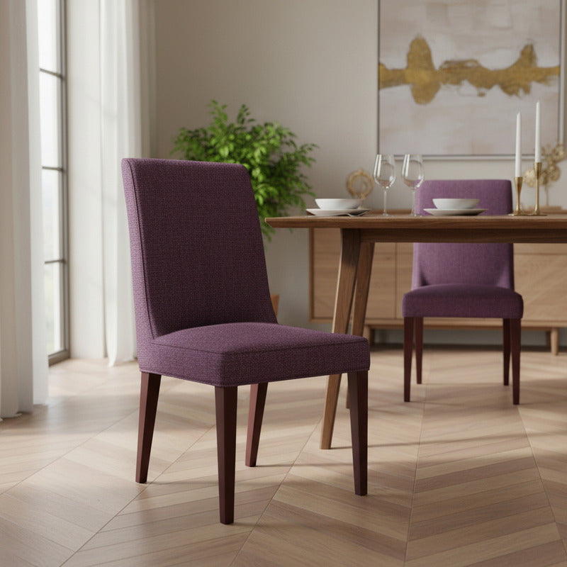 Cubre Sillas Stretch Premium Elástica Para Silla Ajustable Violeta Lila