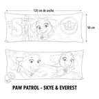 Almohada Providencia Super Jumbo  Paw Patrol Skye Y Everest Rosa Claro