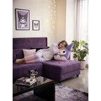 Almohada Providencia Abrazable De Kuromi Super Suave Lila