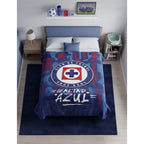 Frazada Providencia Matrimonial Ultrasuave Cruz Azul Lealtad Cruz Azul Lealtad 650 G Azul