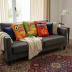 Almohada Ruffles Providencia Grande Super Suave Y Esponjoso Verde Lima