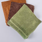 Tallas De Baño Completo 100% Algodón Super Absorbente Greta Marrón Colección 2