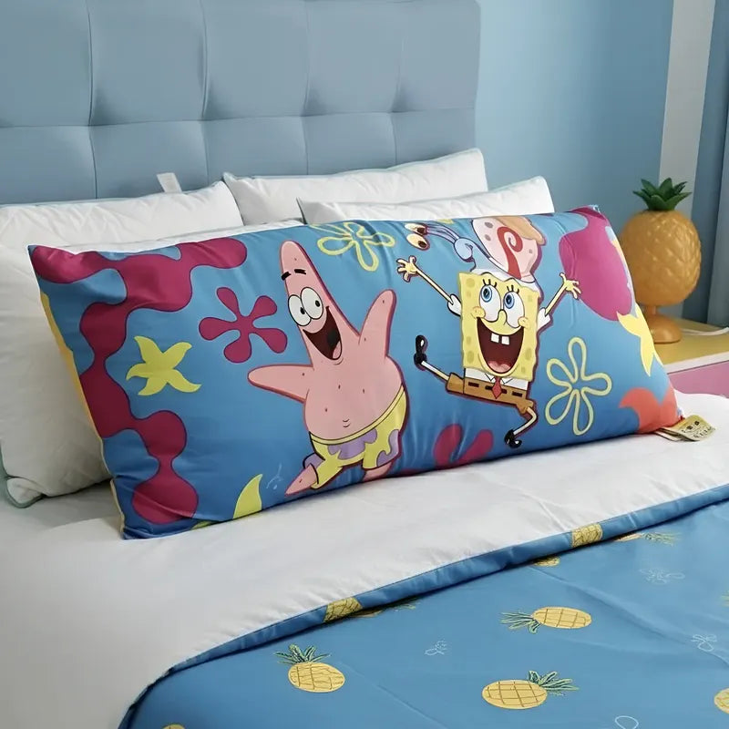 Almohada Providencia Súper Jumbo Bob Esponja Amigos Rosa Chicle