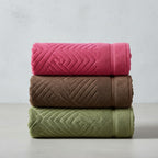 Tallas De Baño Completo 100% Algodón Super Absorbente Greta Rosa Colección 4