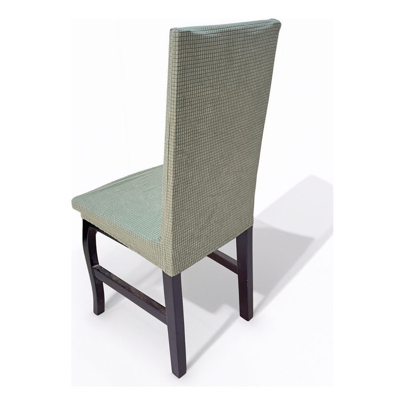 Cubre Sillas Stretch Premium Elástica Para Silla Ajustable Verde Olivo