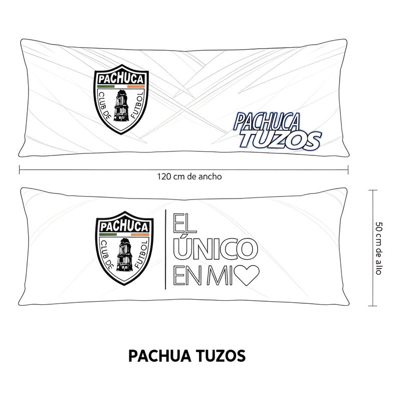 Almohada Providencia Super Jumbo Pachuca Azul Acero