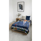 Frazada Matrimonial Providencia Omar Gracia Harfuch Suave Omar Garcia Harfuch 700 G Azul