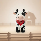 Set 10 Vaquitas De Peluche Modelos Rancheritos Super Suave Blanco