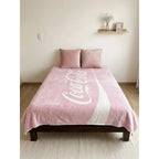 Frazada Matrimonial Providencia Clasic Coca Cola Suave Coca Cola Clasic 700 G Rosa Claro