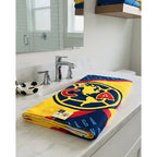 Toalla Providencia Club America Alta Absorción 100% Algodón Amarillo Club America