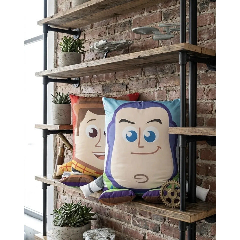Almohada Providencia Toy Story Buzz Lightyear Y Woody Suave Nude