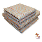 Juego Sabanas Matrimonial Amacener 100% Algodón Cajón Alto Gris Cuadro Espiral Gris