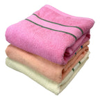 Toalla De Medio Baño Super Absorbente 100% Algodón Varsovia Amarillo Colección 1