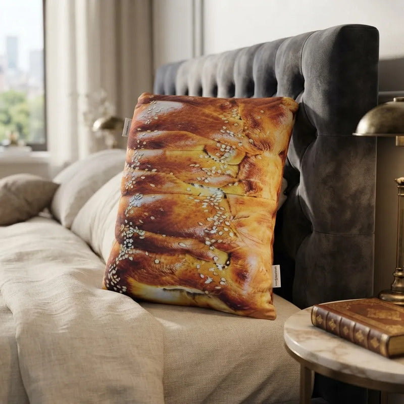 Almohada Decorativa Providencia Pan De Fiesta 75 X 45 Cm Naranja Claro