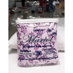 Juego De Sabanas Franela Mariol 100% Algodón Matrimonial Lila Floresta Lila
