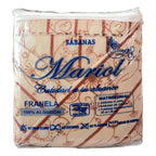 Juego De Sabanas Franela Mariol 100% Algodón Matrimonial Marrón Diente De León Marrón
