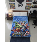 Frazada Providencia Disney Matrimonial Super Calientita Avengers Azul