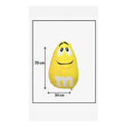 Almohada Providencia M&m's Amarillo Super Suave Y Esponjoso Amarillo