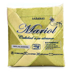Juego De Sabana Matrimonial 100% Algodón Suaves Y Frescas Verde Soles Y Lunas Verde