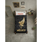 Frazada Providencia Extra Suave Y Calientita Mexico Mundial Mexico Agila 700 G Negro