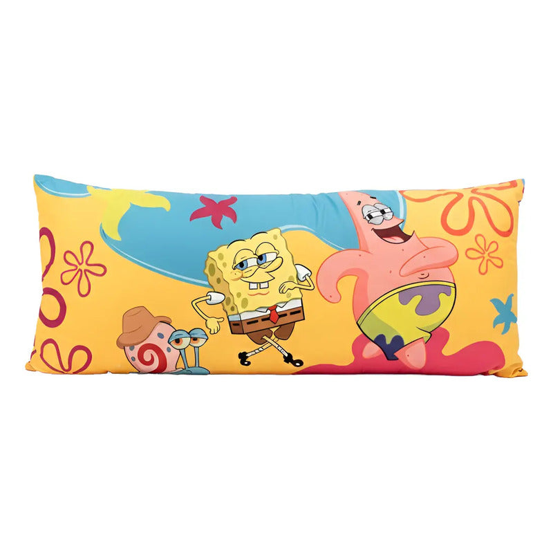 Almohada Providencia Súper Jumbo Bob Esponja Amigos Rosa Chicle