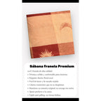 Juego De Sabanas Franela Mariol 100% Algodón Matrimonial Dorado Oscuro Soles Y Lunas