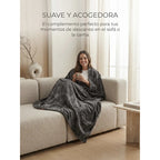 Cobertor Providencia Ligero Matrimonial Premium Térmico Saphire Gofrado 880 G Negro