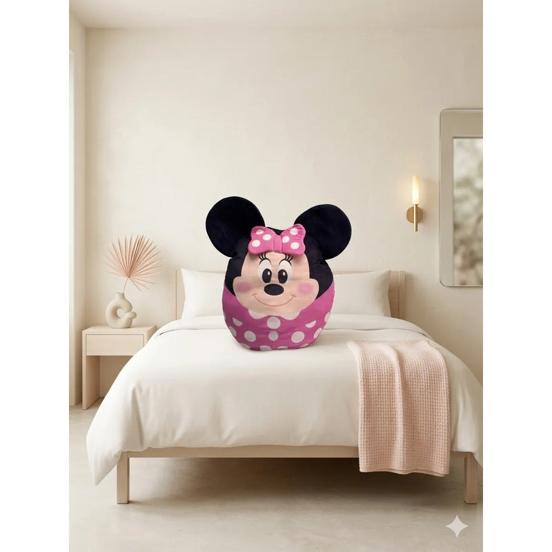 Almohada Providencia Abrazable Minnie Mause Super Esponjosa Rosa