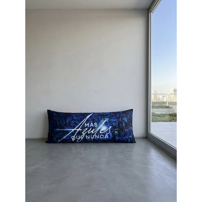 Almohada Providencia Super Cruz Azul Hang Tag Azul Acero