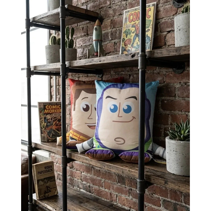 Almohada Providencia Toy Story Buzz Lightyear Y Woody Suave Nude