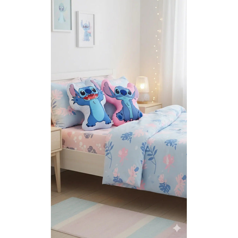 Pack De Almohadas De Stitch Providencia  Super Suave Azul Acero